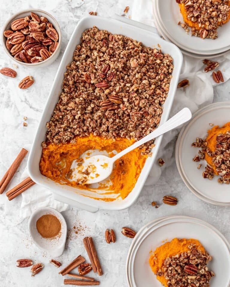 Eggnog Sweet Potato Casserole Recipe