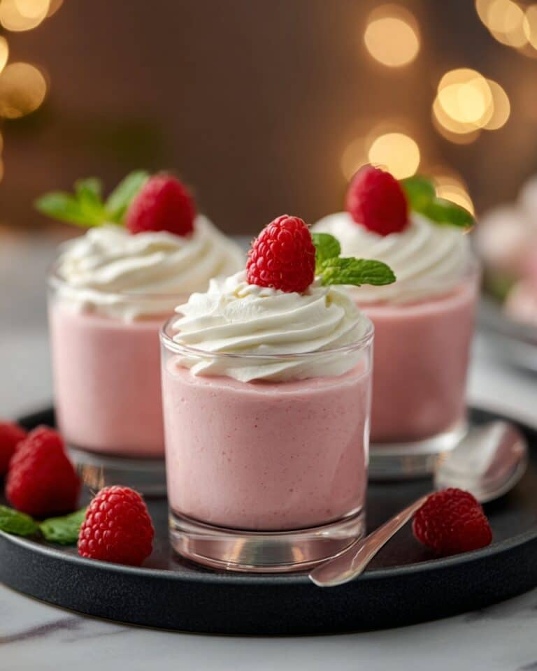 Fresh Raspberry Cloud Mousse Recipe