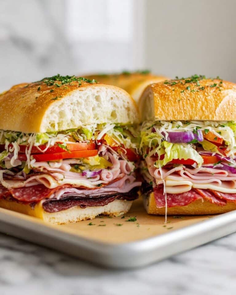Baked Italian Grinder Sandwiches Recipe