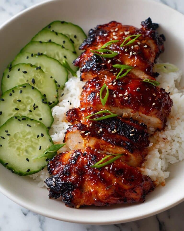Sticky Honey Gochujang Chicken Recipe