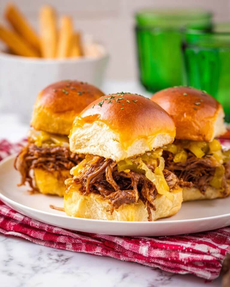Crockpot Mississippi Pot Roast Sliders Recipe