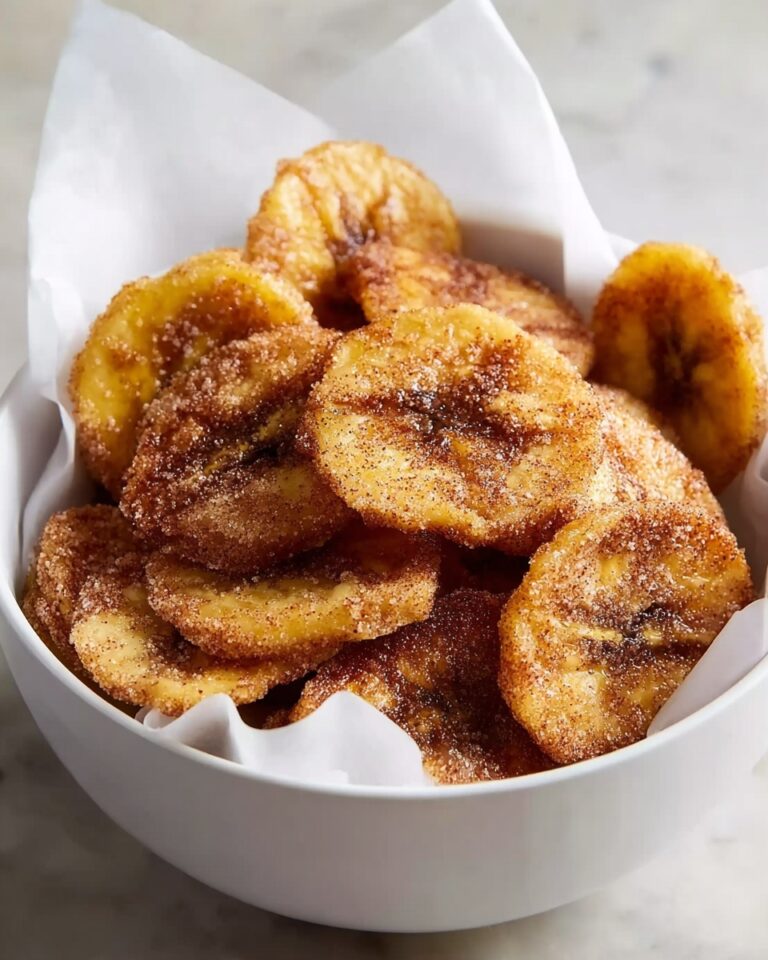 Cinnamon-Sugar Air Fryer Banana Chips Recipe