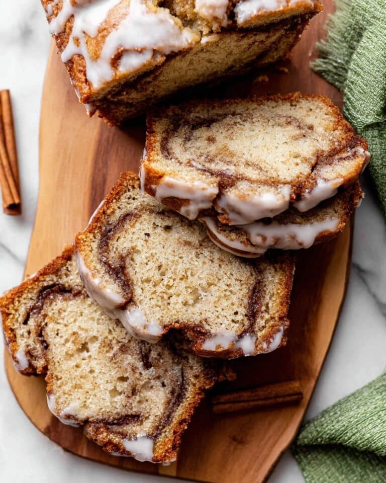 Cinnamon Roll Banana Bread Recipe