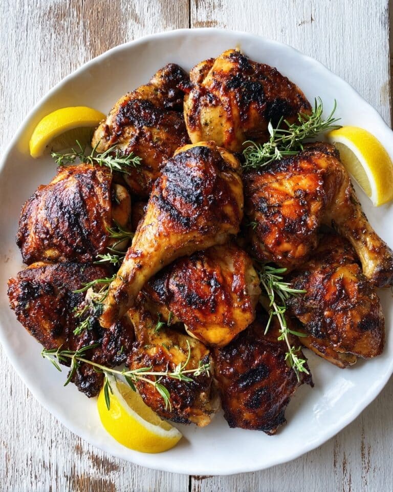 Lebanese Roasted Chicken Thighs and Drumsticks with Lemon and Cumin Recipe