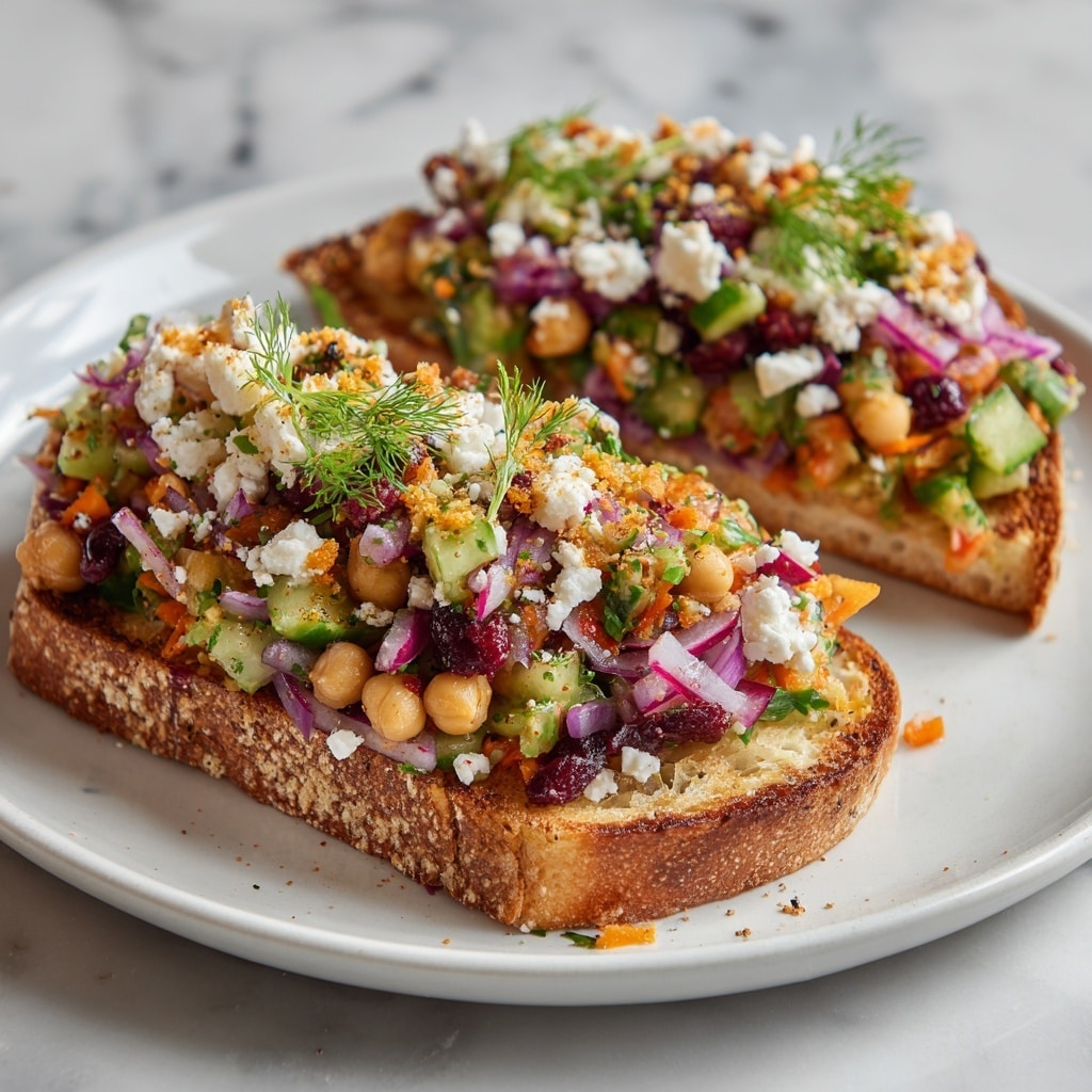 A white bowl filled with a colorful salad showing three main layers: the base has chopped green herbs with some small diced orange carrots, above that are round, cooked beige chickpeas and dark red kidney beans mixed with diced purple onions and small pieces of green cucumber, and scattered on top are white crumbles of cheese adding texture and lightness to the dish, all resting on a white marbled surface. photo taken with an iphone --ar 4:5 --v 7