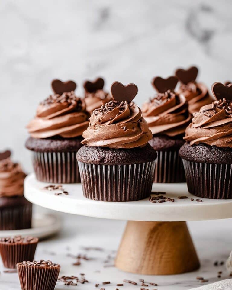 Vegan Chocolate Cupcakes with Chocolate Frosting Recipe