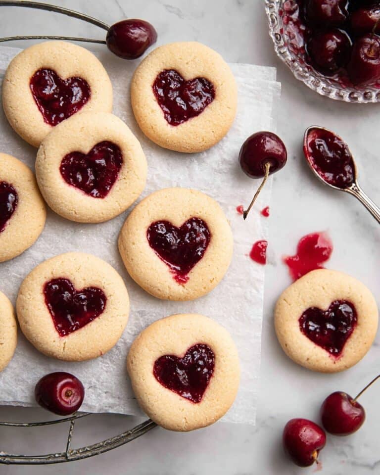 Thumbprint Heart Cookies Recipe