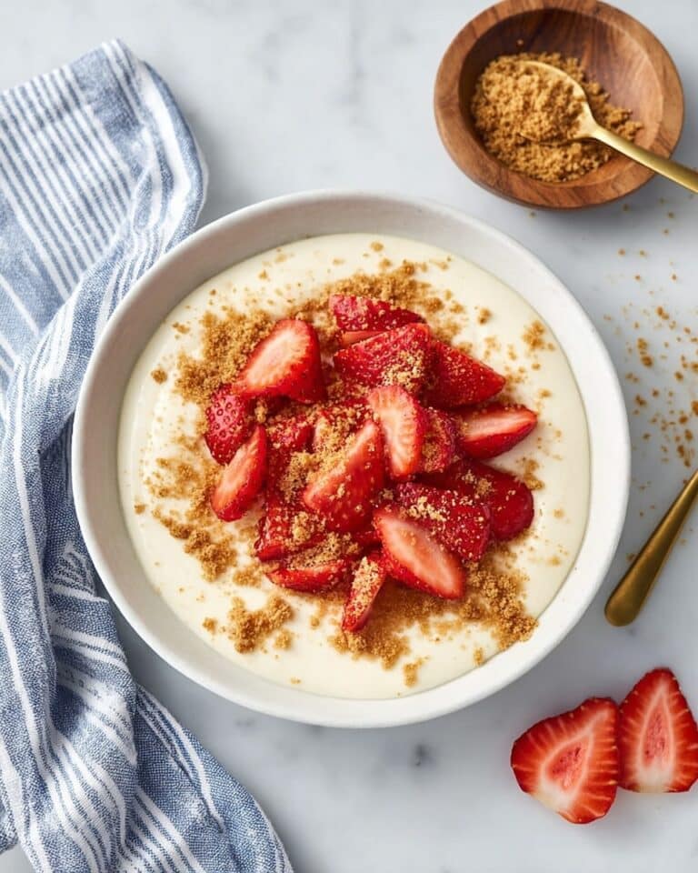 Strawberry Cheesecake Yogurt Bowl Recipe